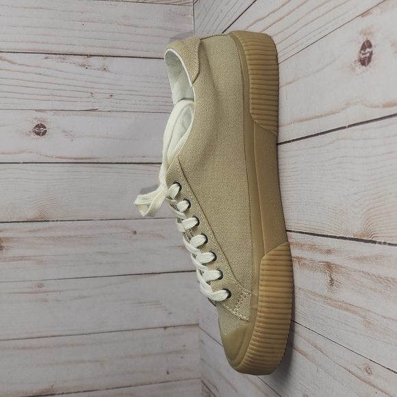 Madewell Sidewalk Low Top Cap Toe Canvas Sneakers - Picture 10 of 12